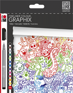 Marabu Graphix Fineliner Colour  ,    .    12 