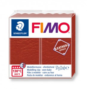 FIMO leather-effect, 57 г, цвет: ржавчина, арт. 8010-749