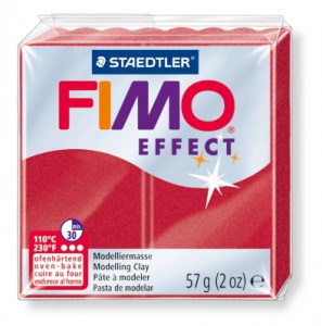 FIMO effect, 57 г, цвет: рубиновый металлик, арт. 8020-28